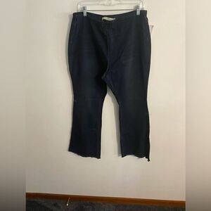 Tinseltown Flare leg jeans with raw hem, size 18W